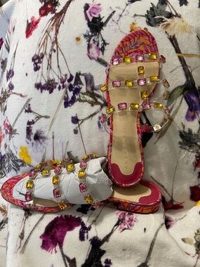 Alex Marie Colorful Jeweled Sandal Size 9.5